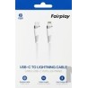 Câble de recharge RAPIDE FAIRPLAY USB-C vers LIGHTNING