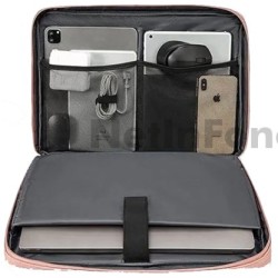 Sacoche PC portable 17 pouces rose