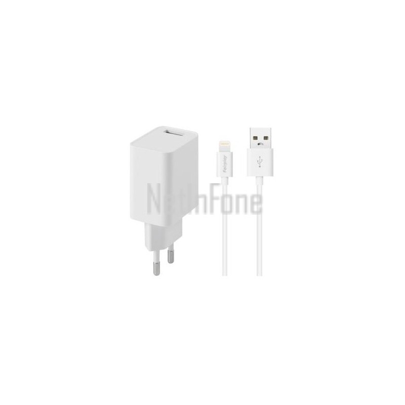 Chargeur complet 12W + câble LIGHTNING FAIRPLAY